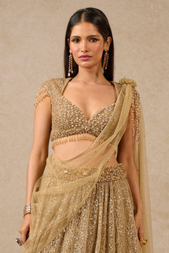 BLOUSE-DRAPE-LEHENGA