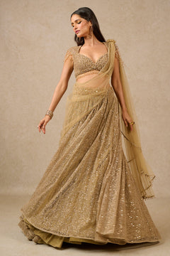 BLOUSE-DRAPE-LEHENGA