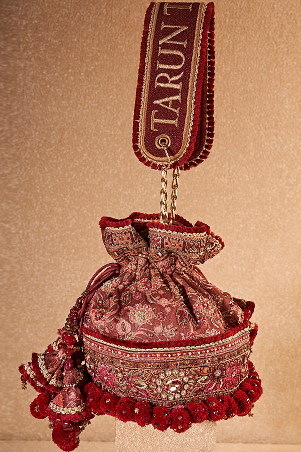 Embroidered Potli