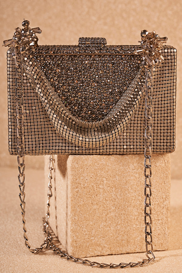 Chainmail draped bag