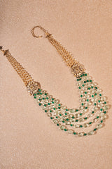 Emerald and jade long haar