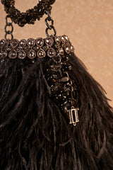 Jeweled Feather Braclet Bag