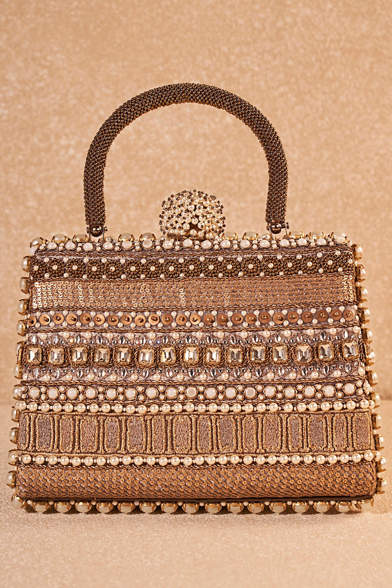 Embroidered Byzentium Bag