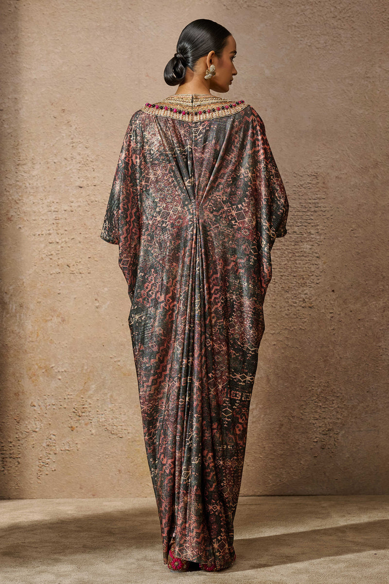 Signature Printed Kaftan Dress