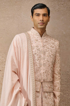 Classic Floral Sherwani Set