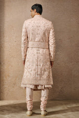 Classic Floral Sherwani Set