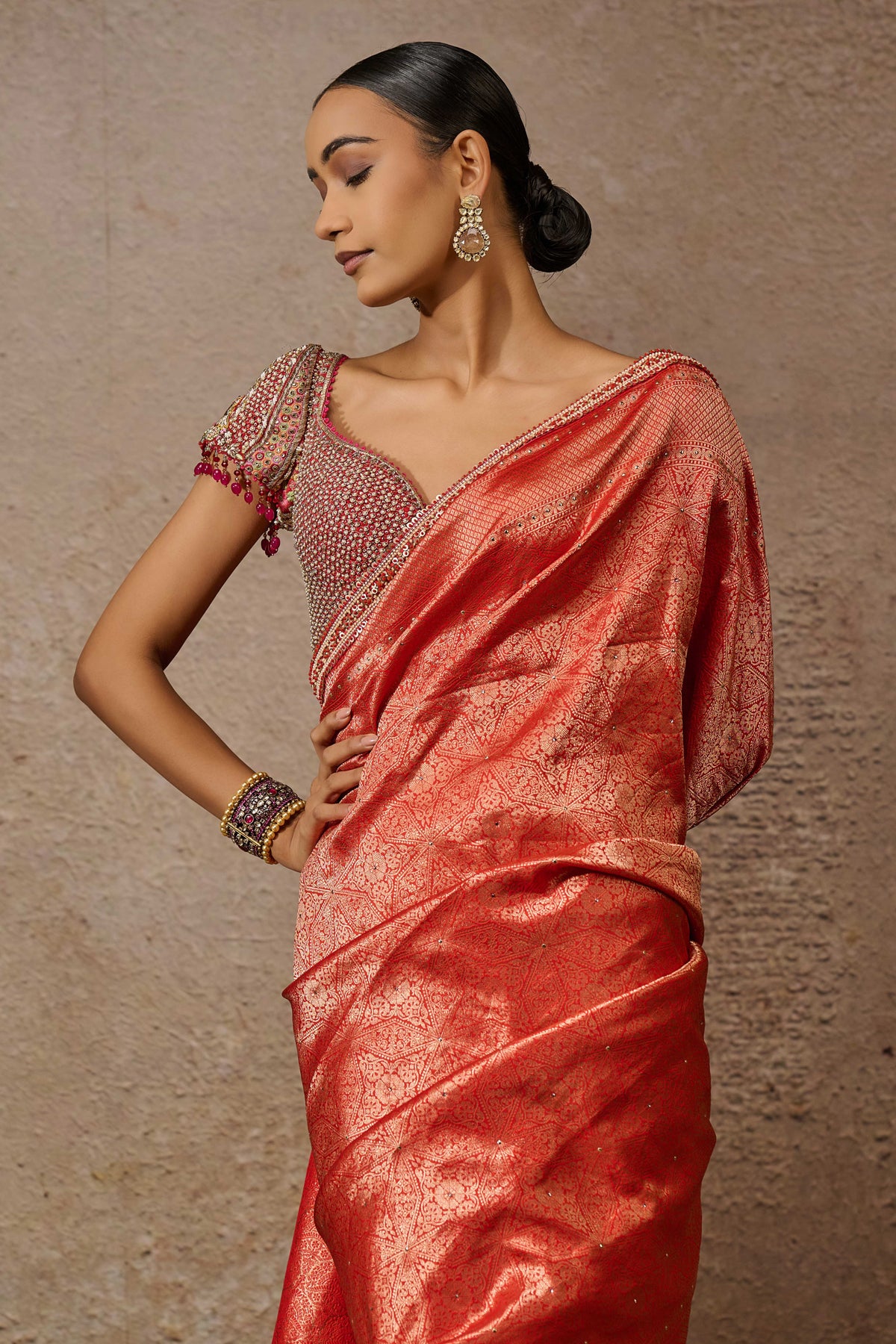 Brocade Saree Blouse Fabric