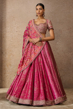 Brocade Embroidered Lehenga