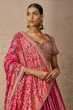 Brocade Embroidered Lehenga