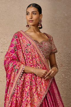 Brocade Embroidered Lehenga