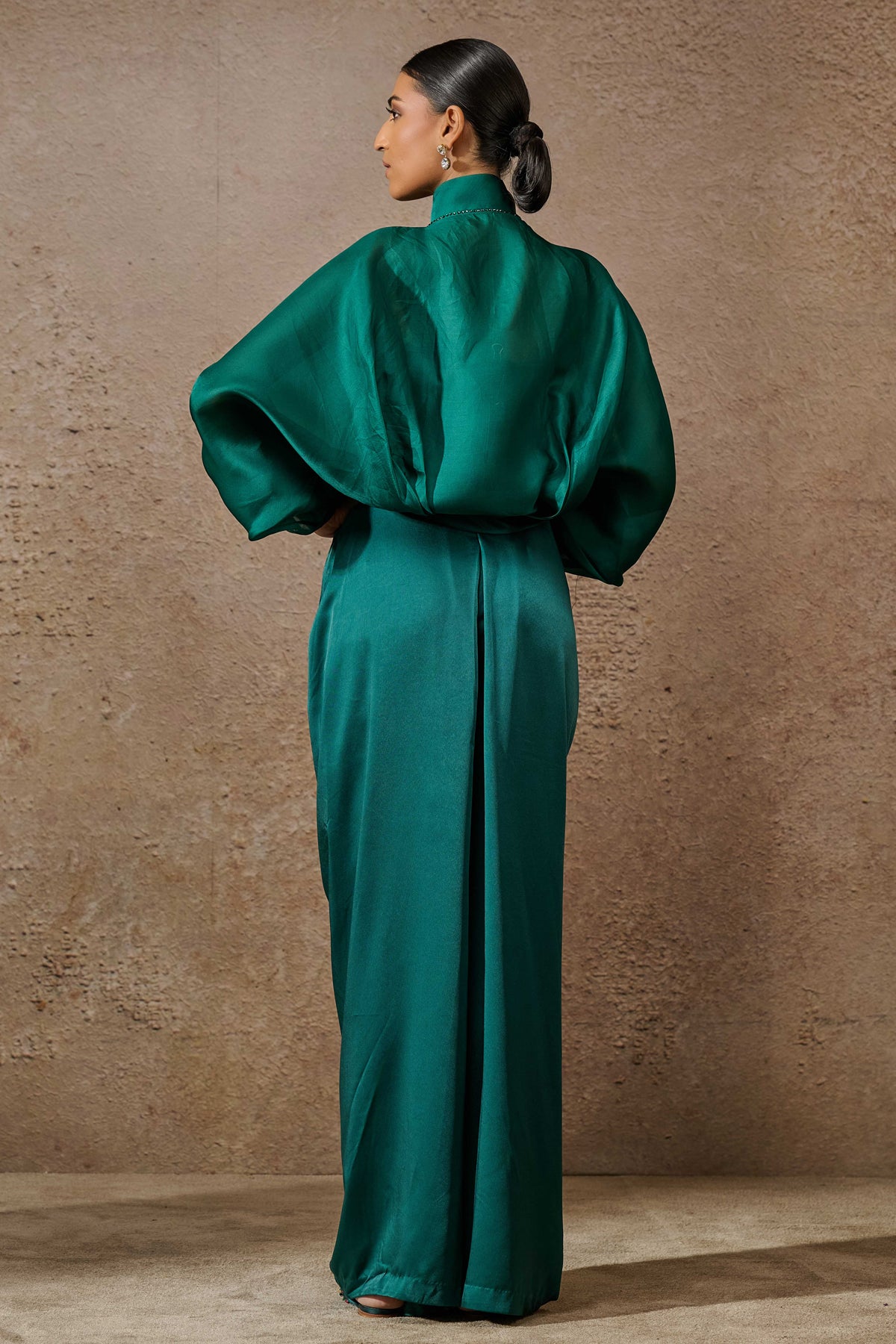 Ruched Top & Trouser Co Ord Set