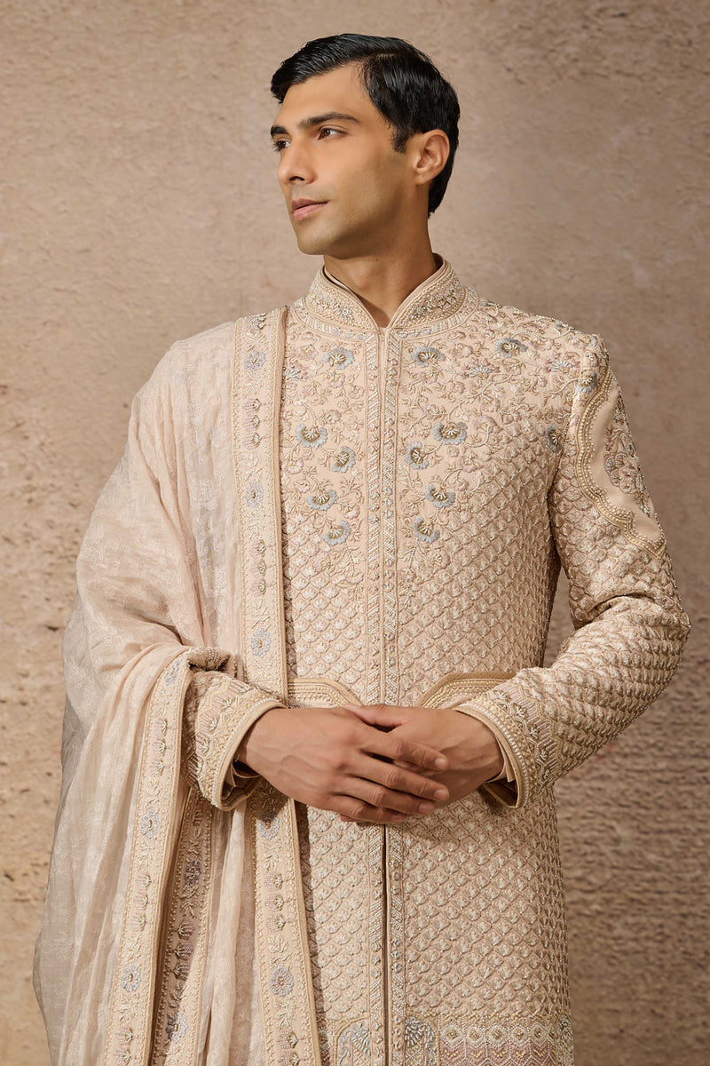 Classic Embroidered Sherwani Set