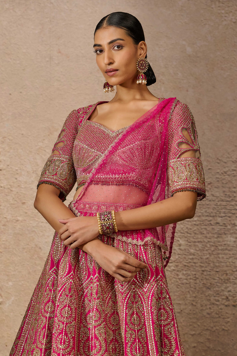 Classic Embroidered Bridal Lehenga