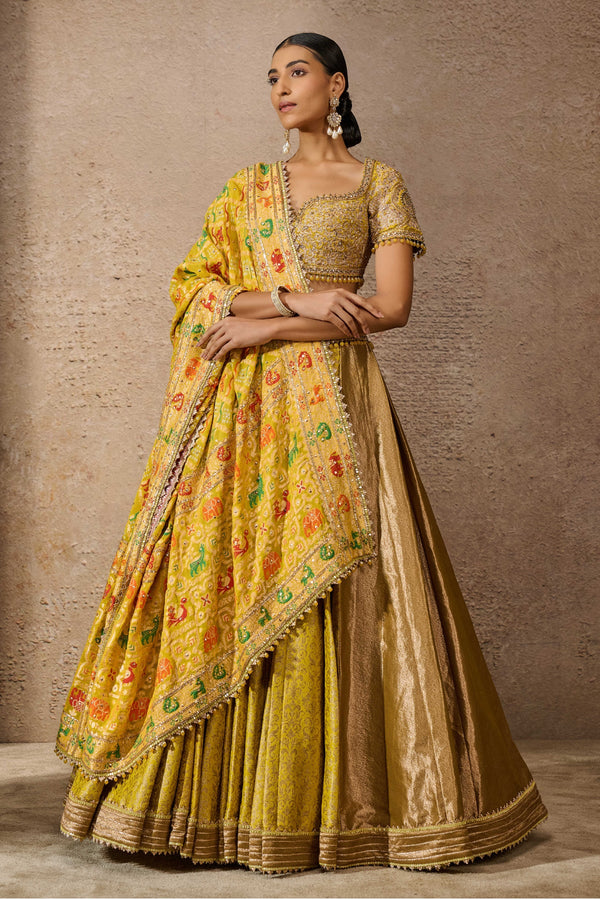 Brocade Embroidered Lehenga