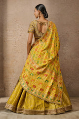 Brocade Embroidered Lehenga