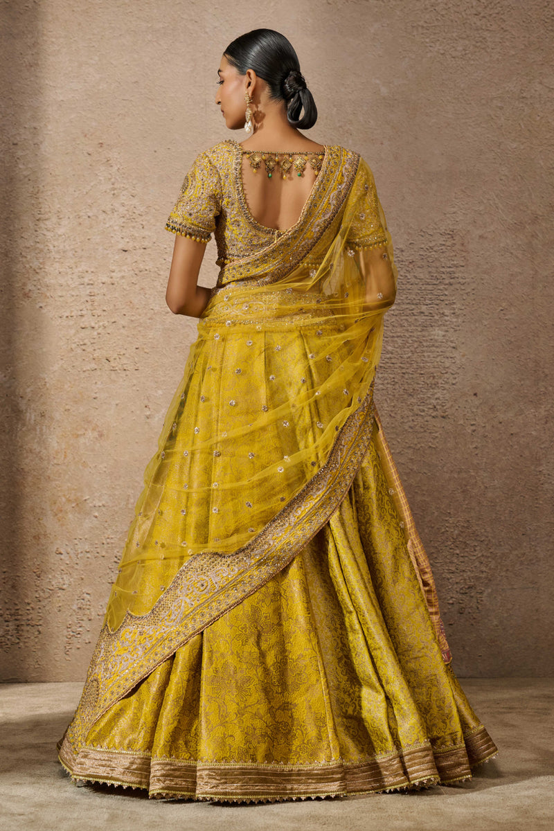 Brocade Embroidered Lehenga