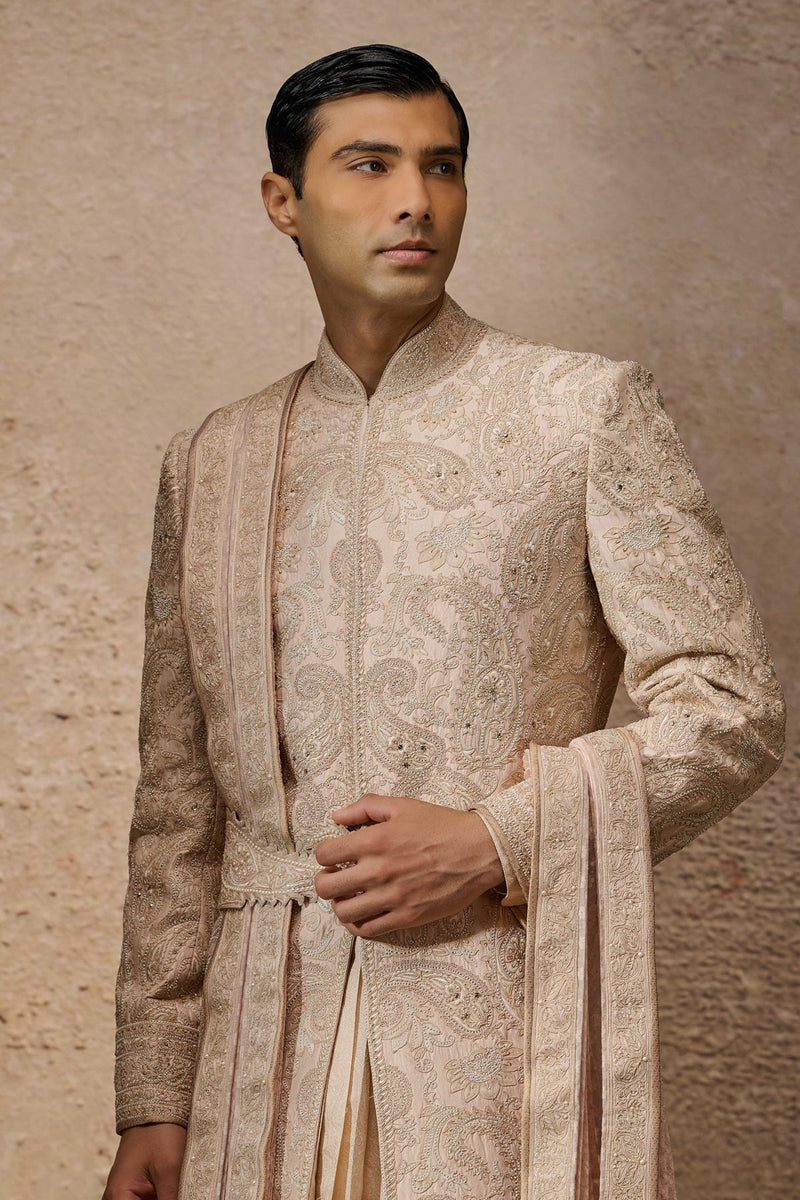 Classic Embroidered Sherwani Set