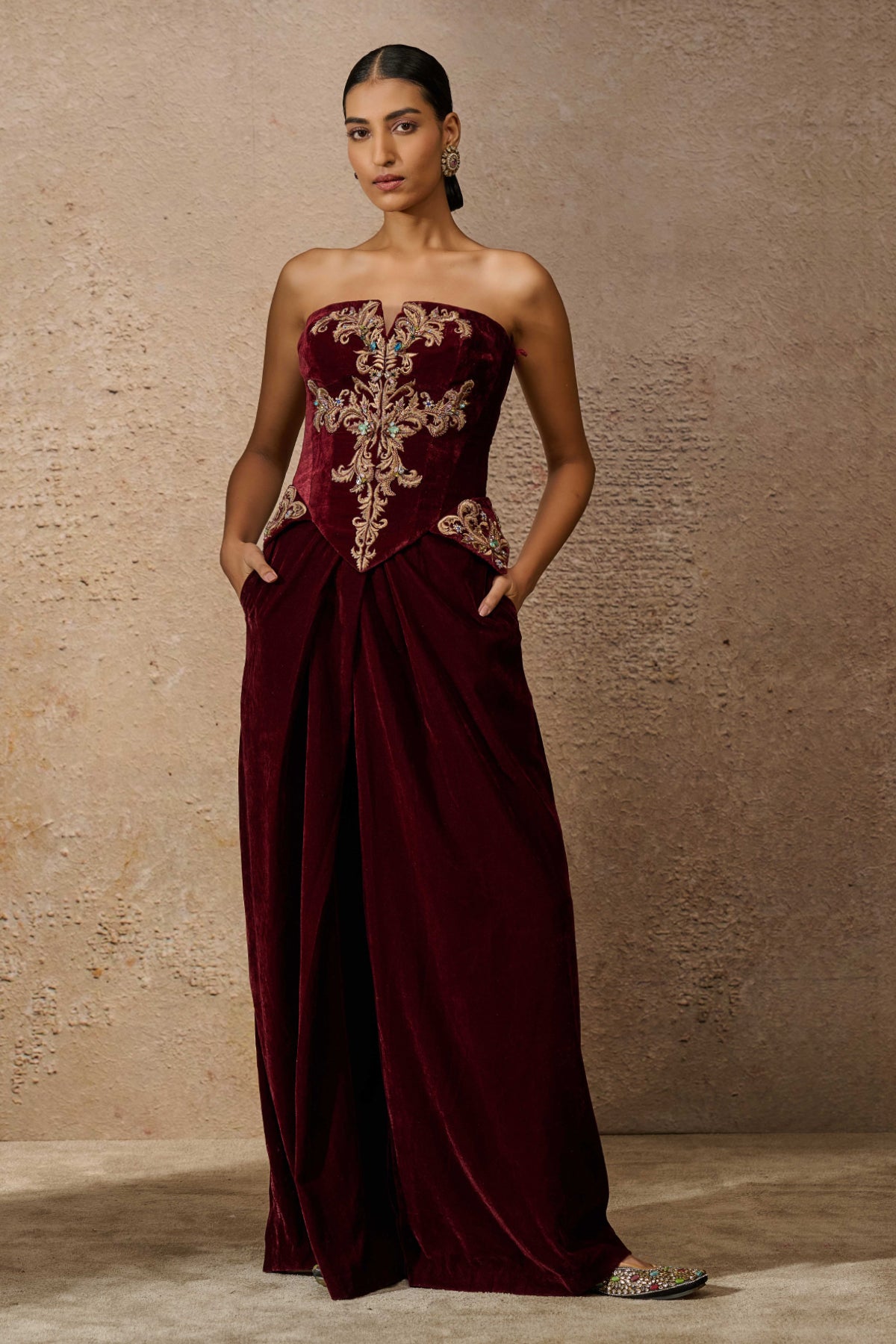 Signature Embroidered Co Ord Set