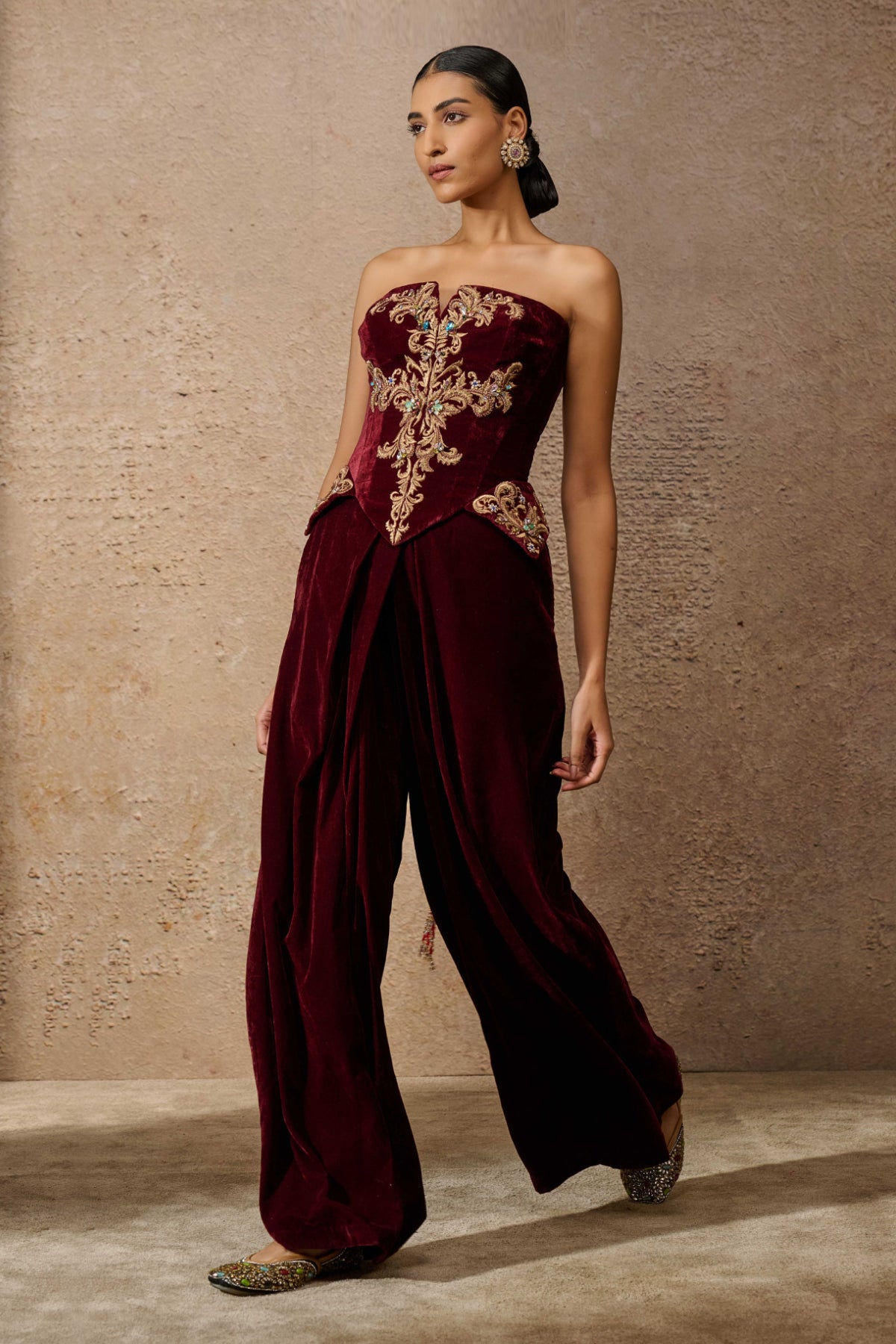 Signature Embroidered Co Ord Set