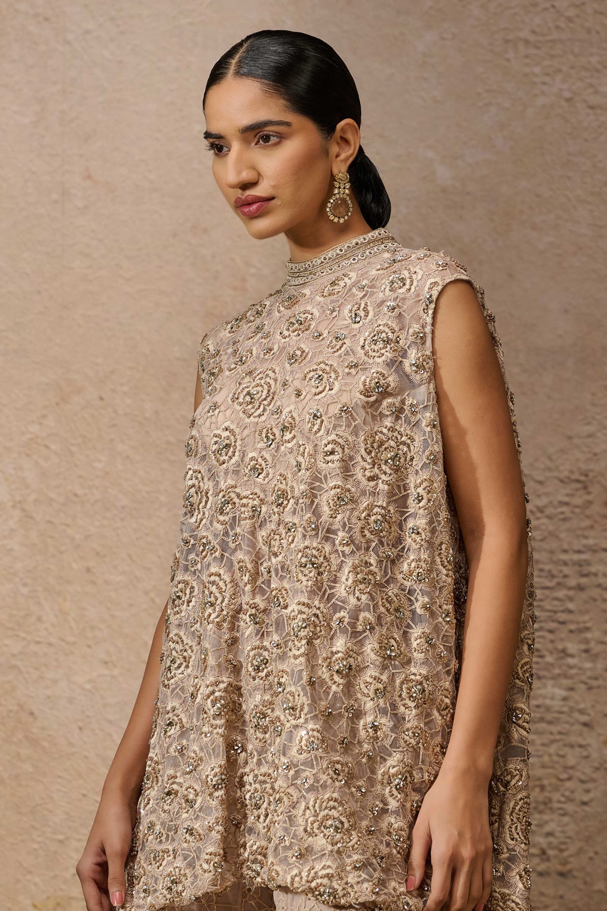 Floralâ Embroideredâ Sharara