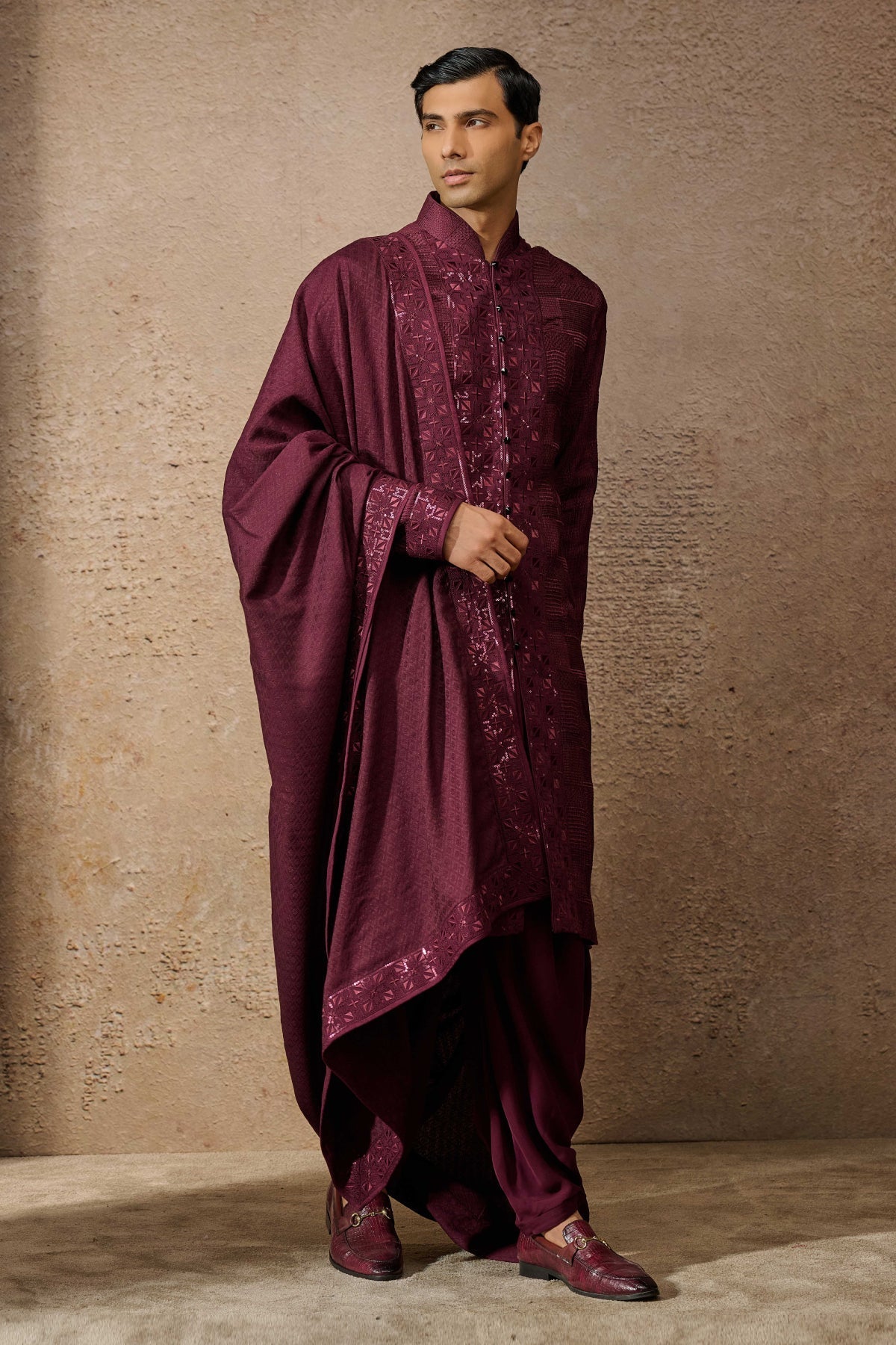 Otherworldly Textured Kurta Set
