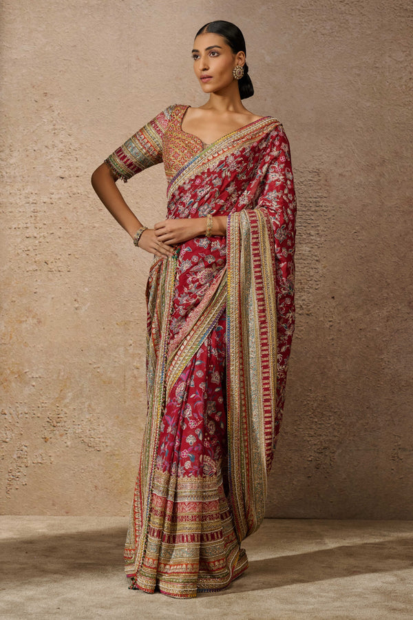 Signature Kashida Embroidered Saree