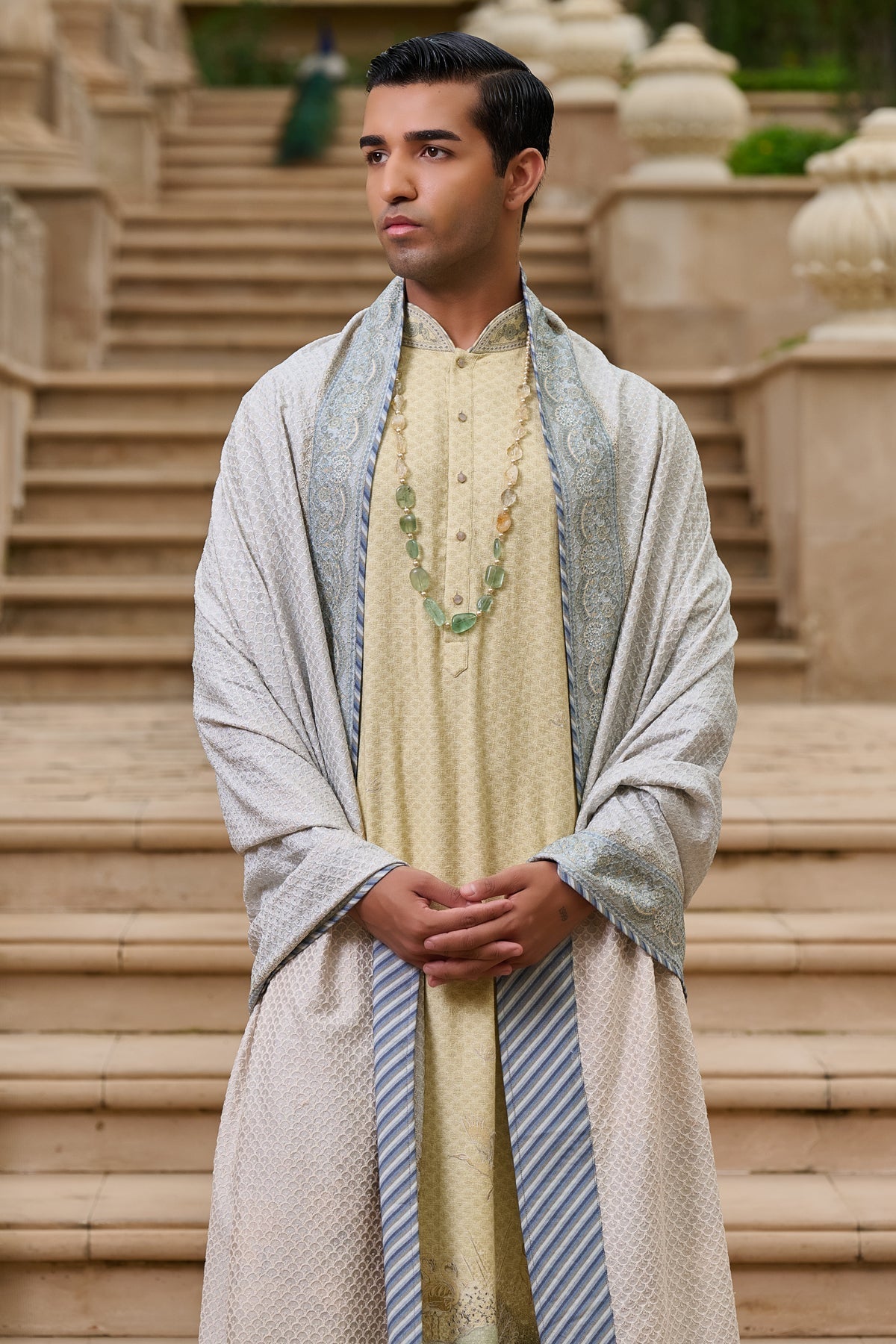 Golden Light Pichwai Printed Kurta Set