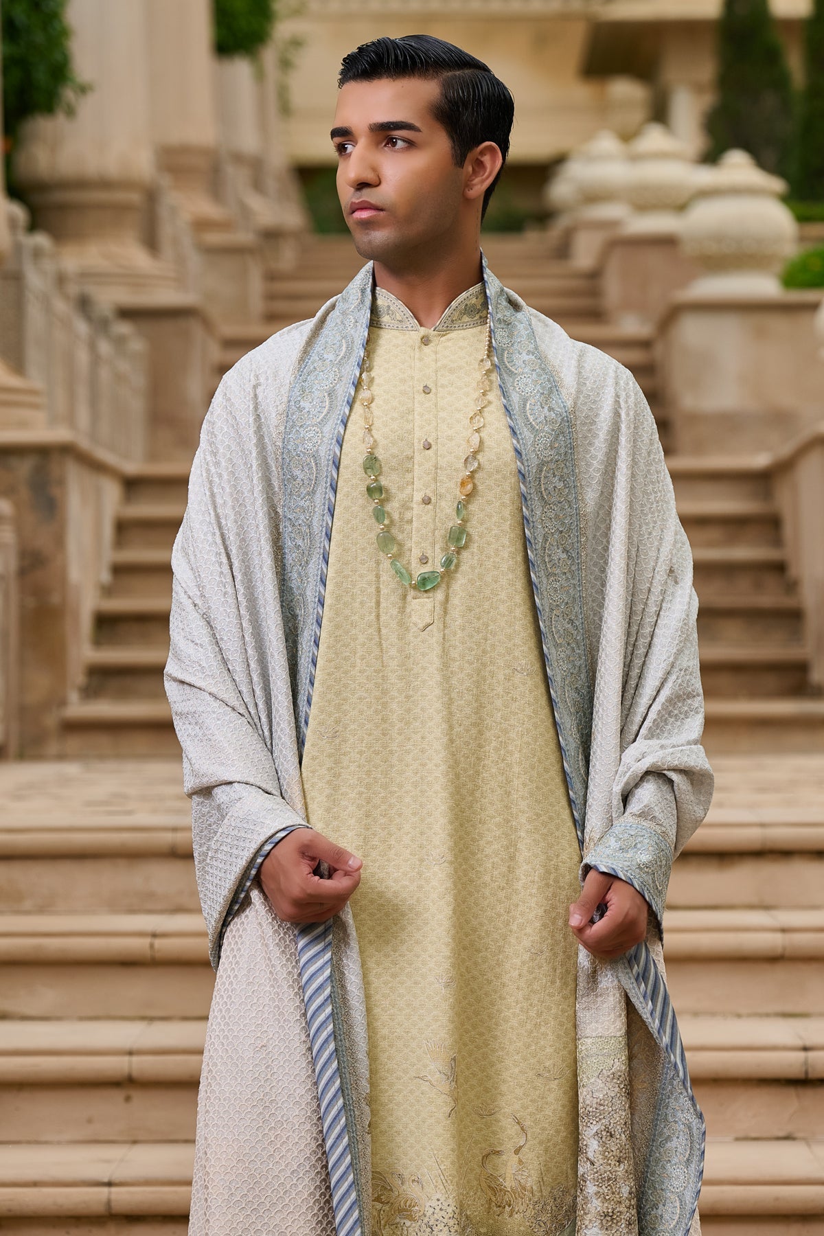 Golden Light Pichwai Printed Kurta Set