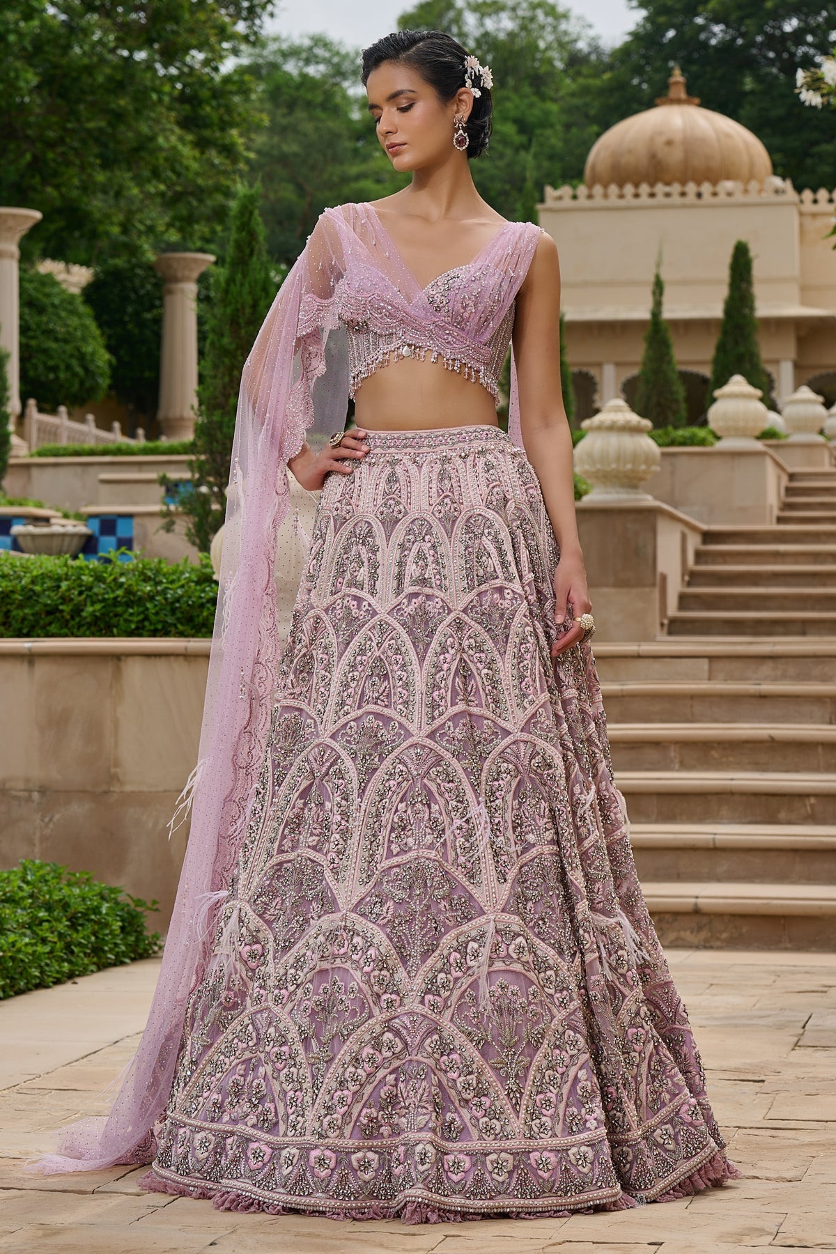 Crystal Lehenga Set