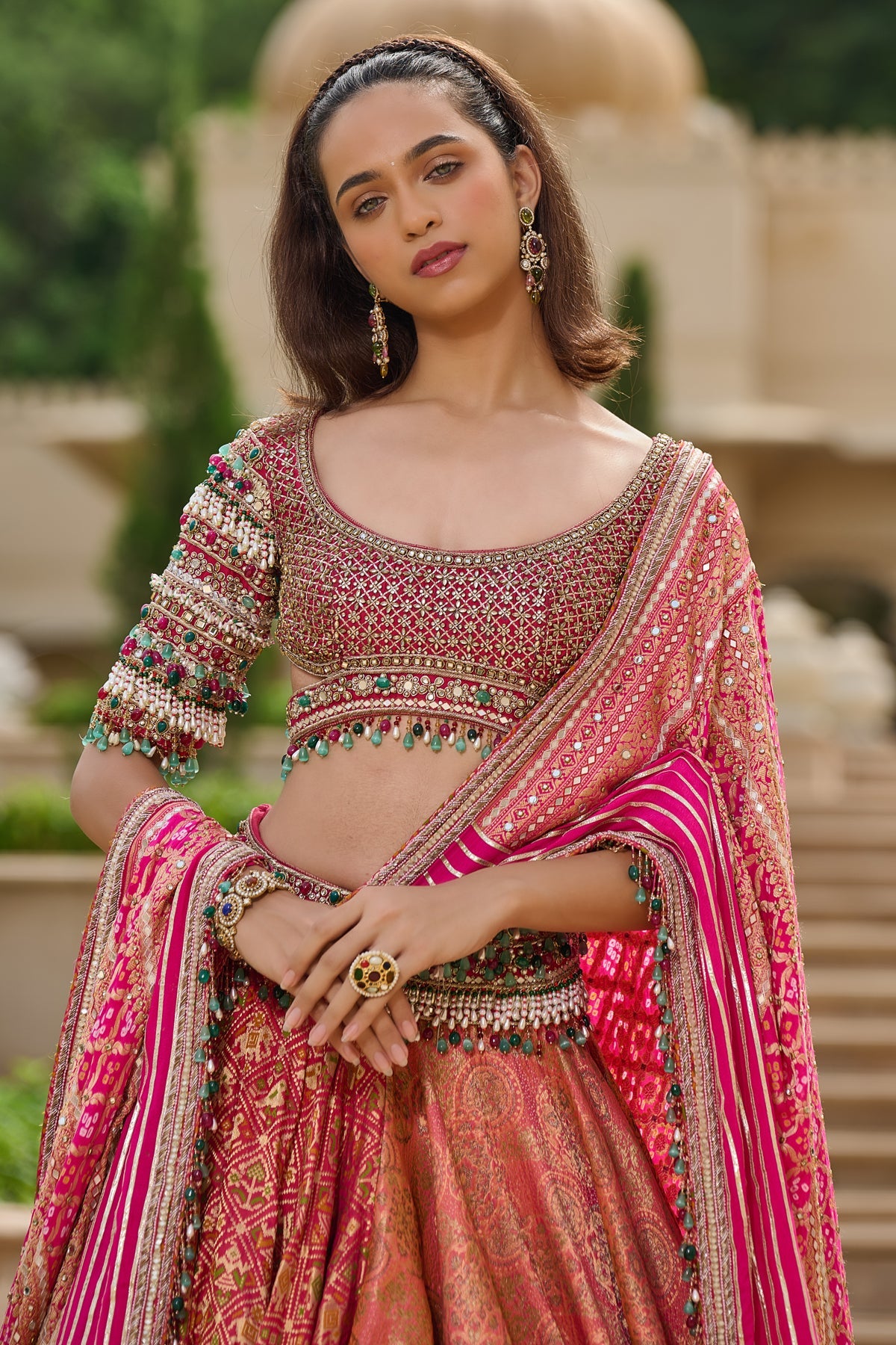 Gharchola & Brocade Lehenga