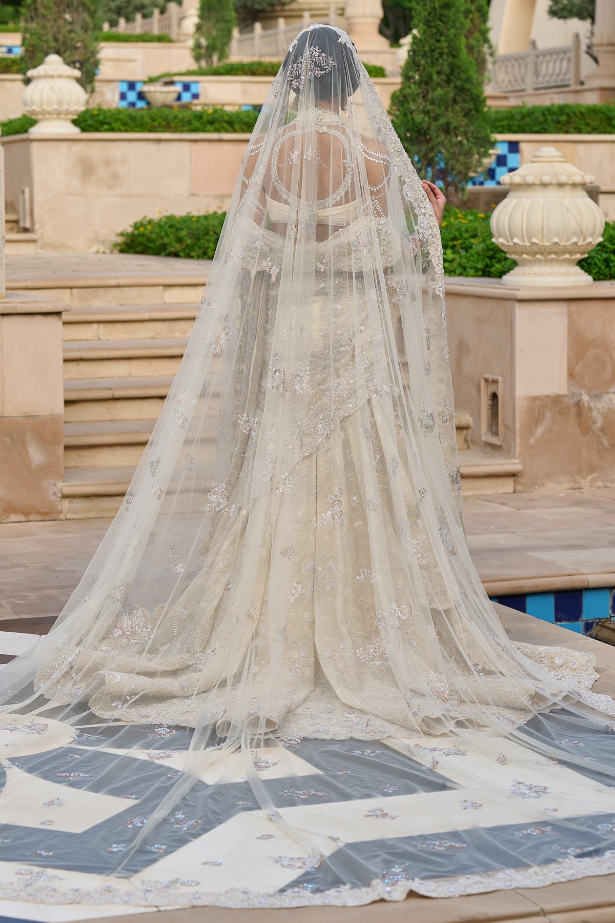 Floral Embroidered Fishtail Lehenga