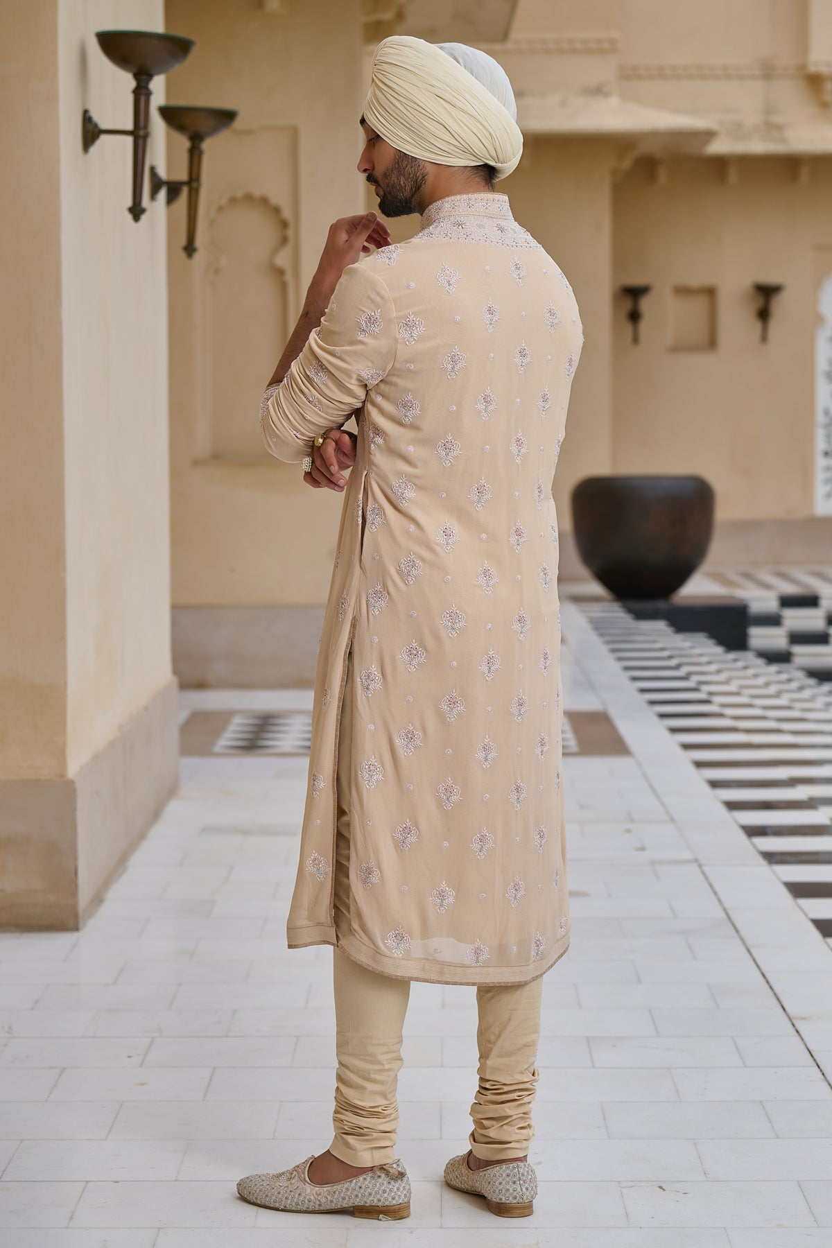 Classic Chikankari Embroidered Kurta Set