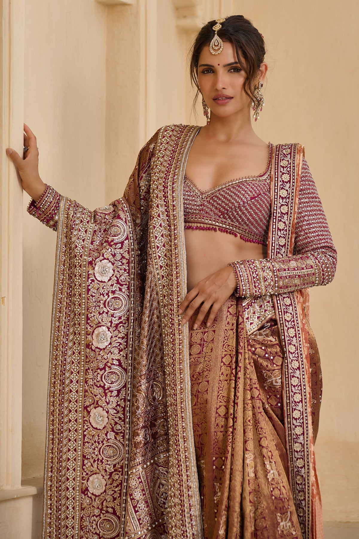 Bidri Kanjivaram Saree