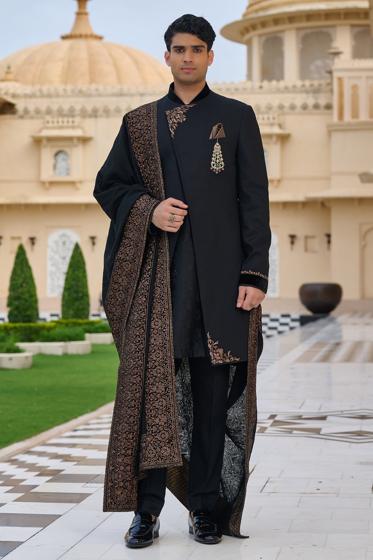 Classic Achkan Sherwani Set