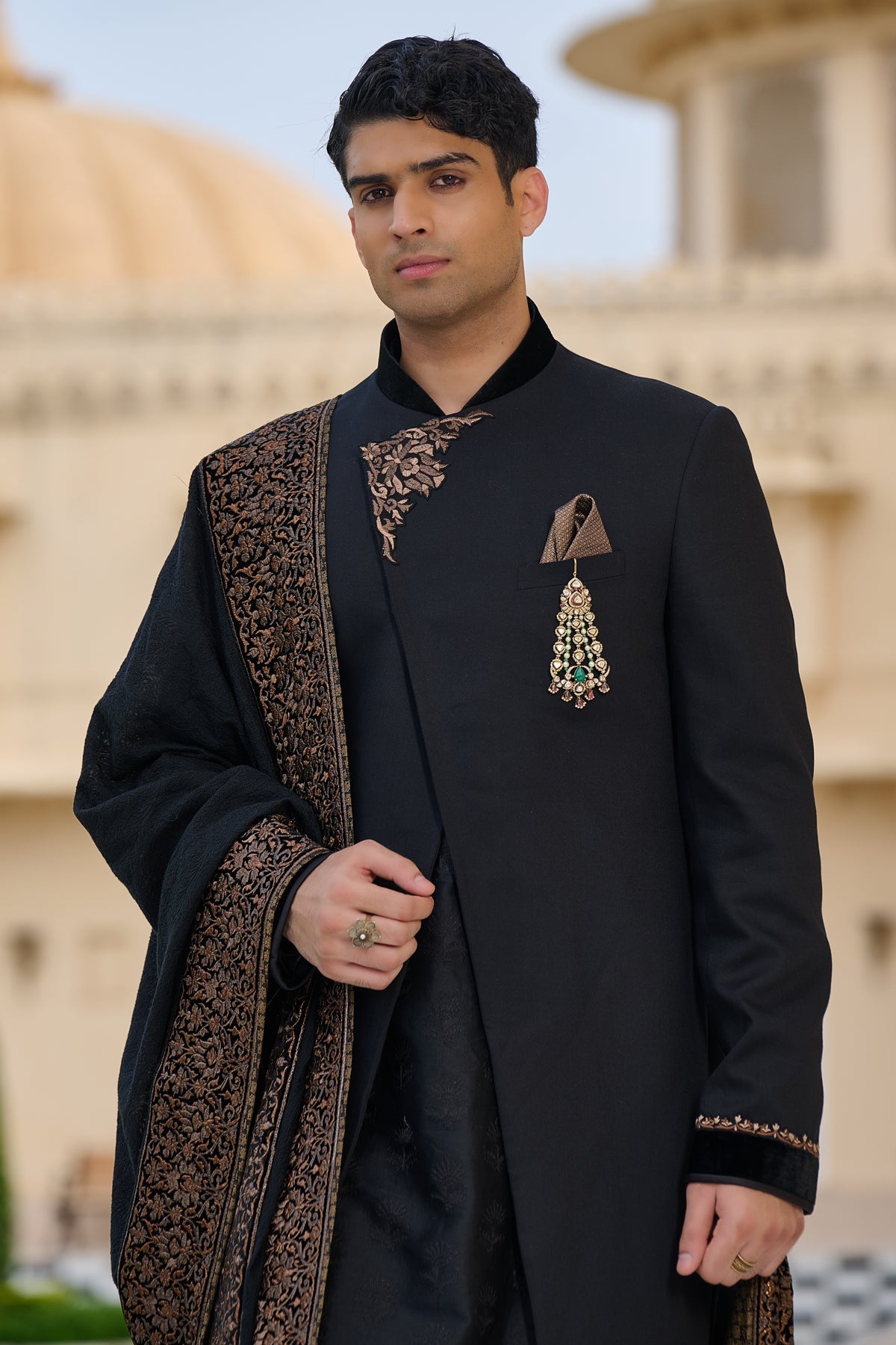Classic Achkan Sherwani Set