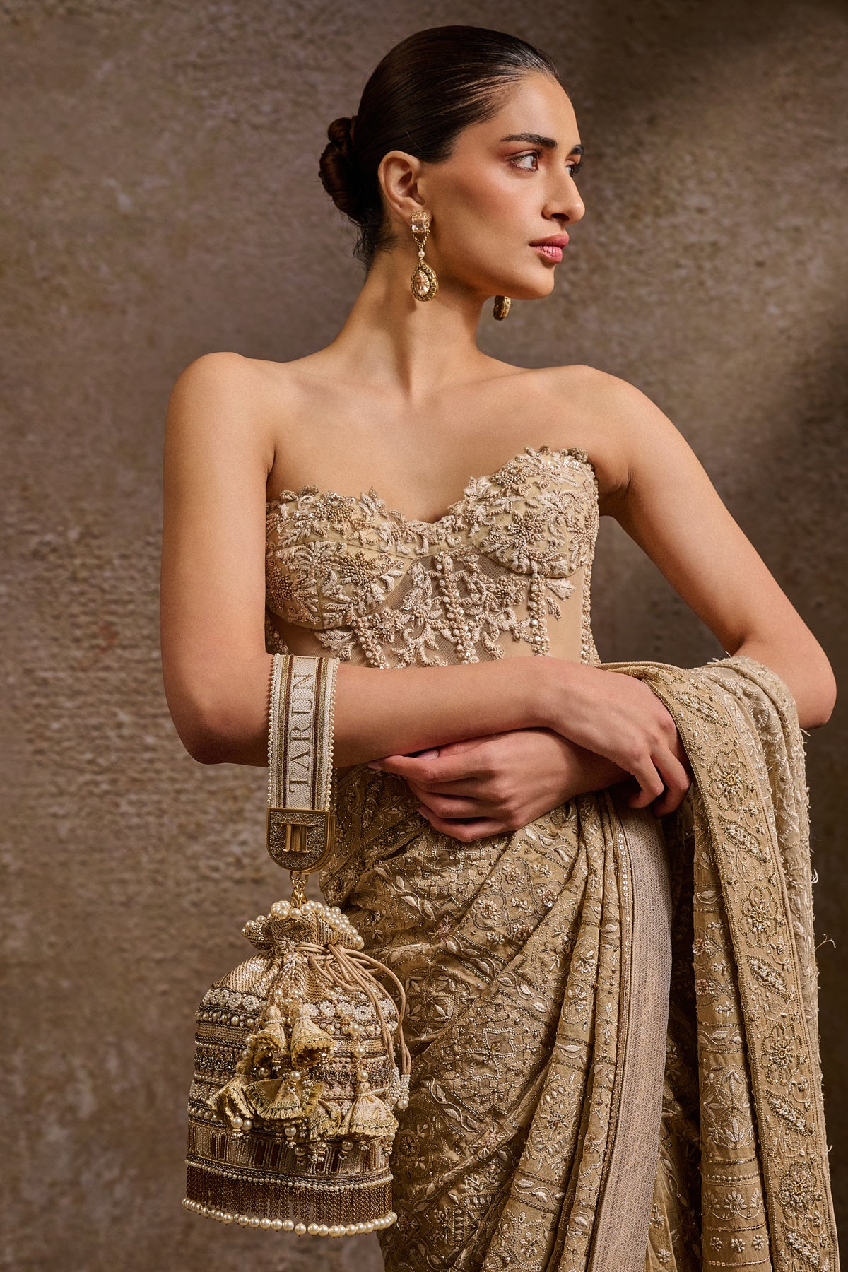 Embroidered Byzantium Potli