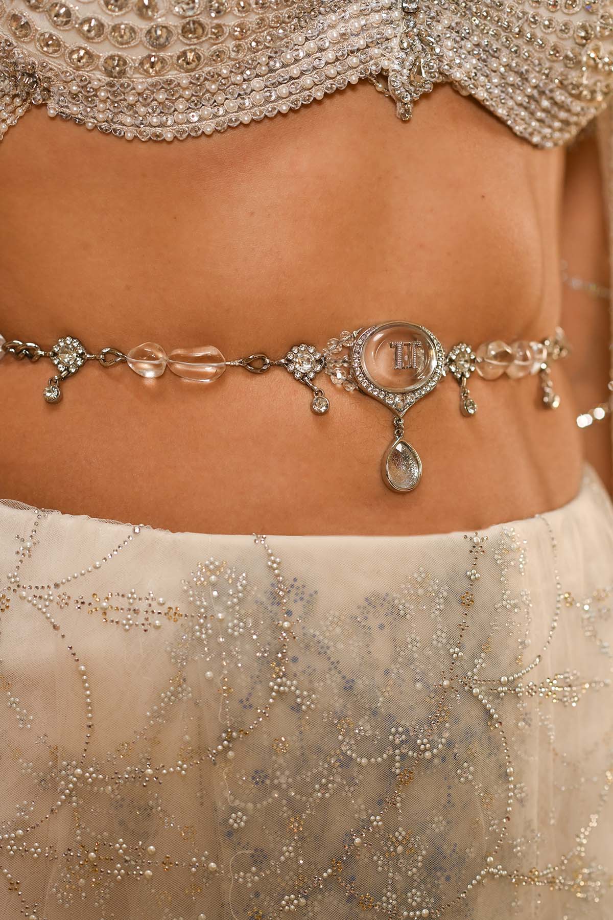 Teardrop Crystal Beltt