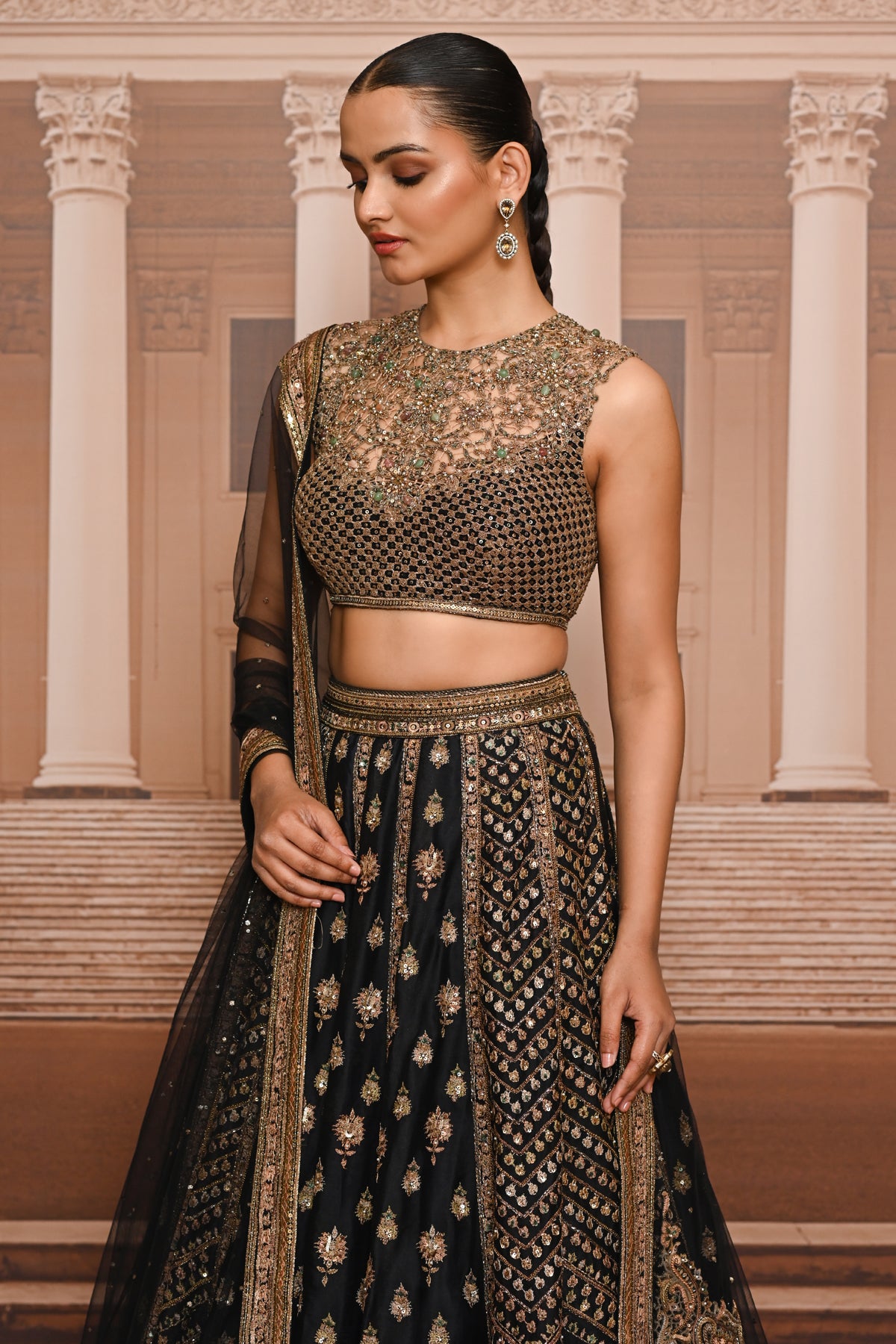 Ever Bloom Hand Embroidered Lehenga