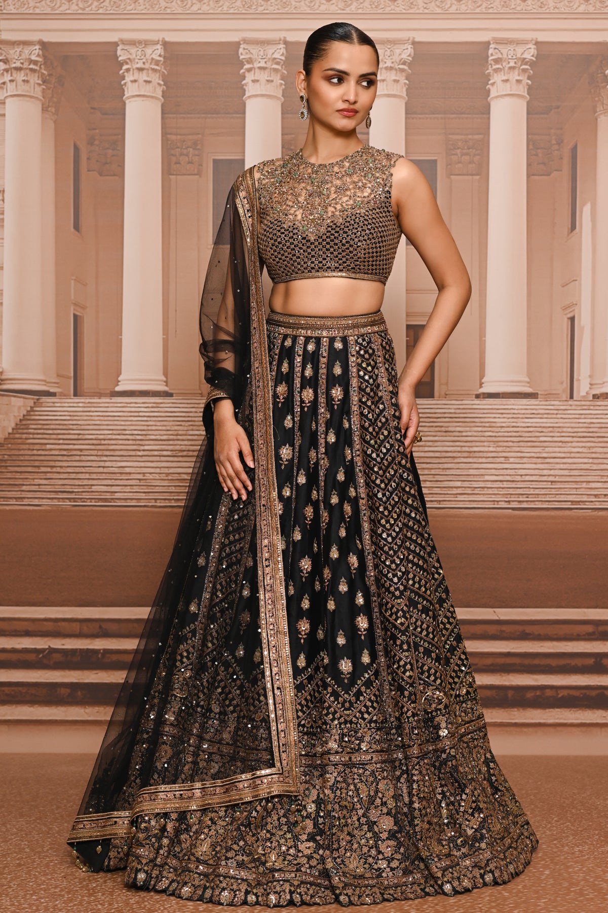 Ever Bloom Hand Embroidered Lehenga
