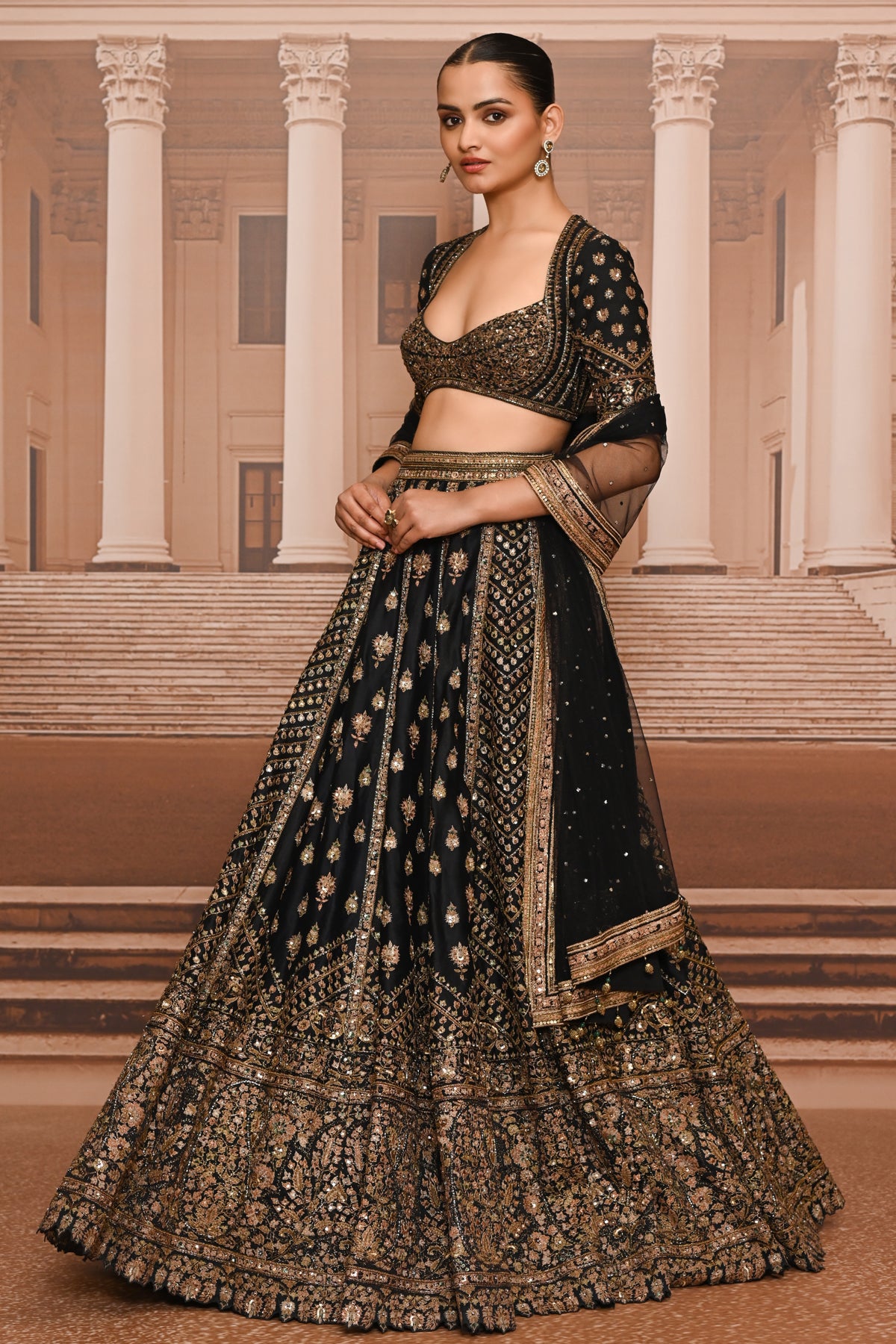 Ever Bloom Hand Embroidered Lehenga