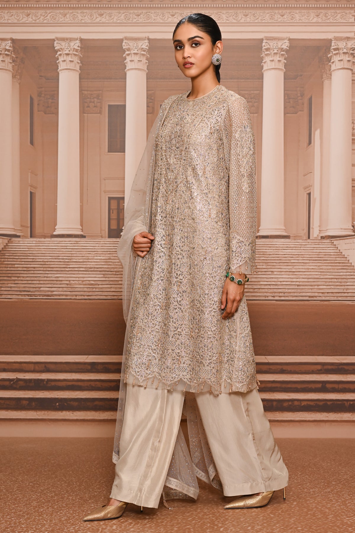 Ever Bloom Embroidered Kurta Set