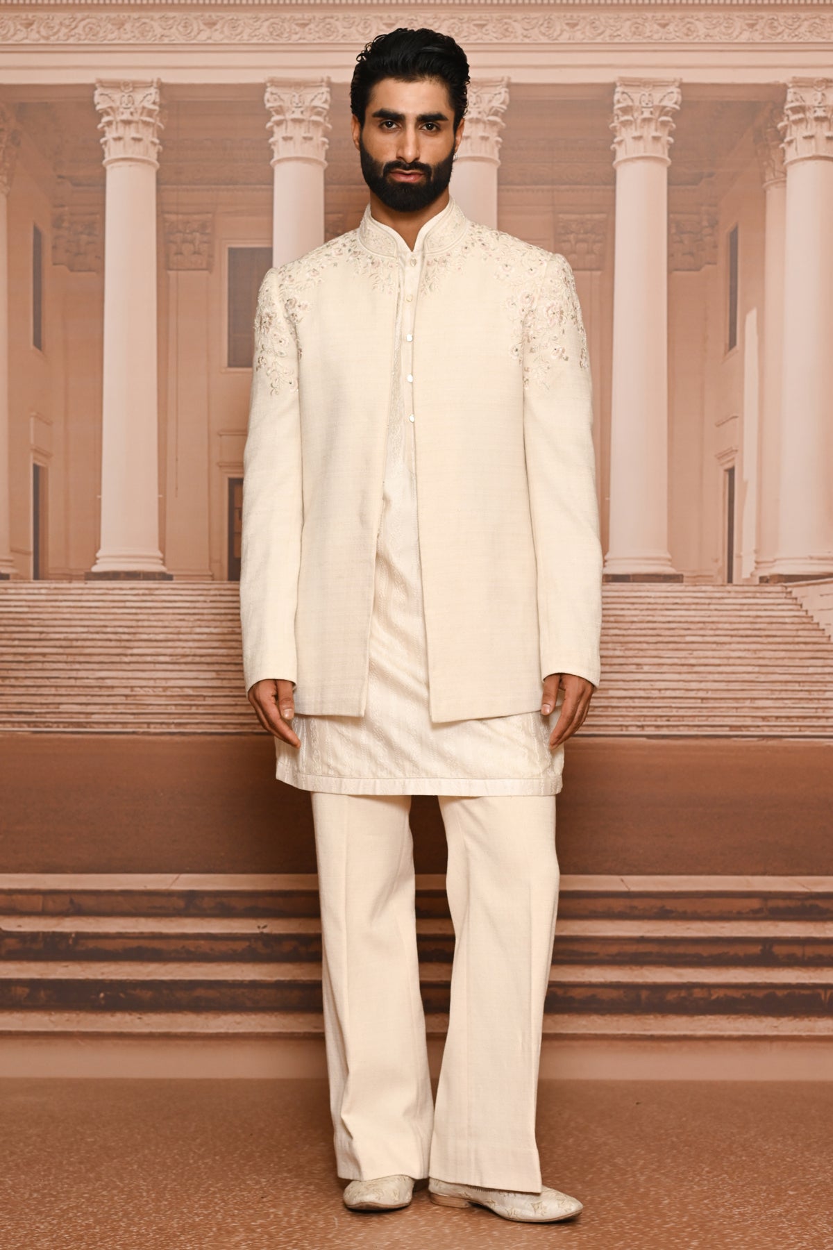 Ever Bloom Embroidered Bandhgala