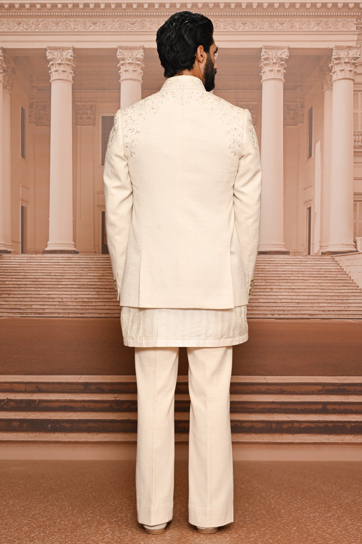 Ever Bloom Embroidered Bandhgala