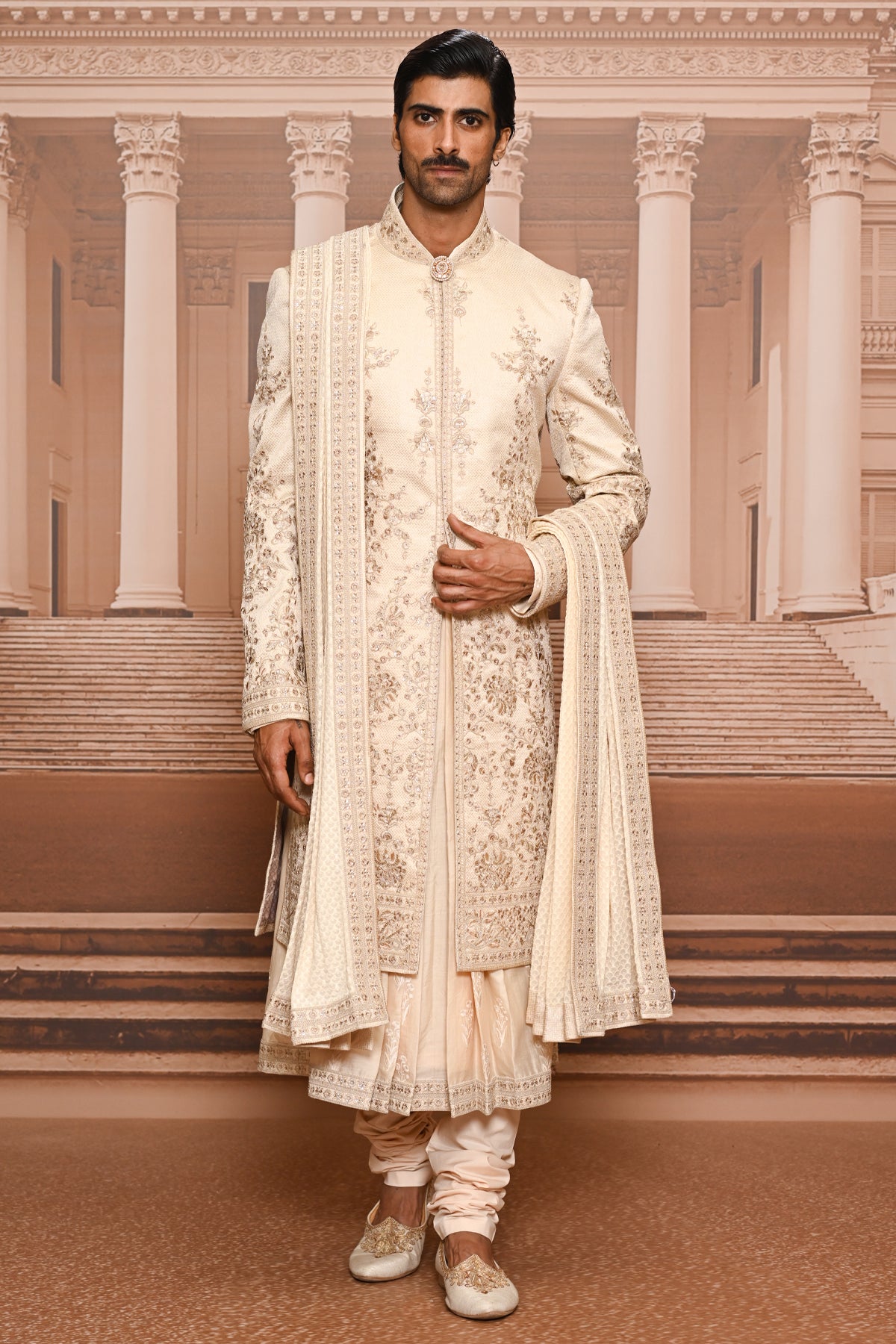 Ever Bloom Brocade Sherwani