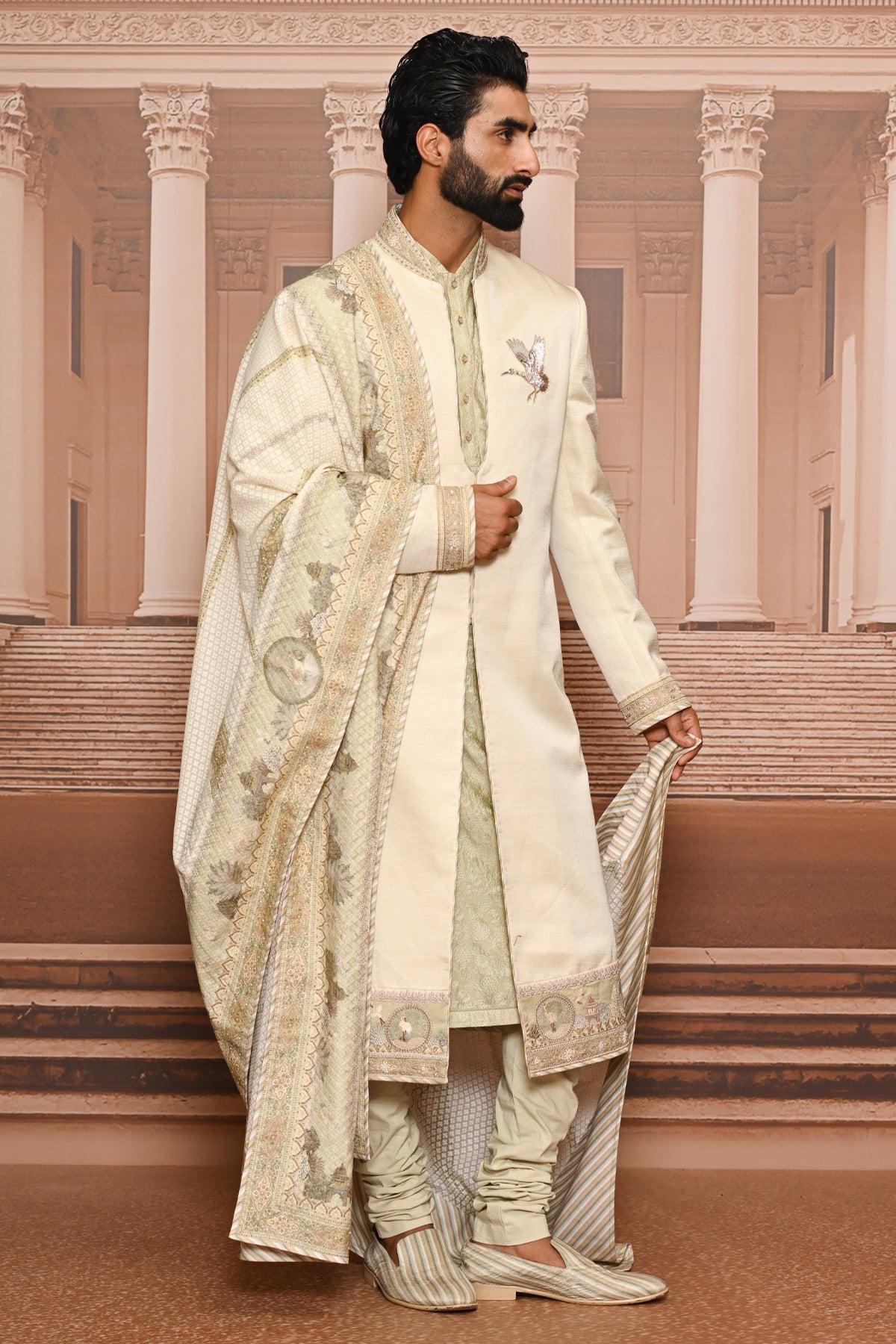 Ever Bloom Pichwai Sherwani