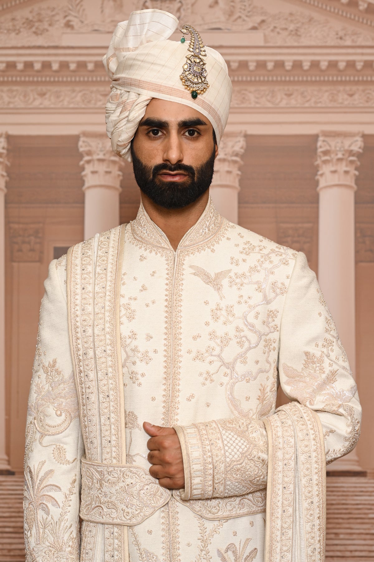 Ever Bloom Pichwai Sherwani
