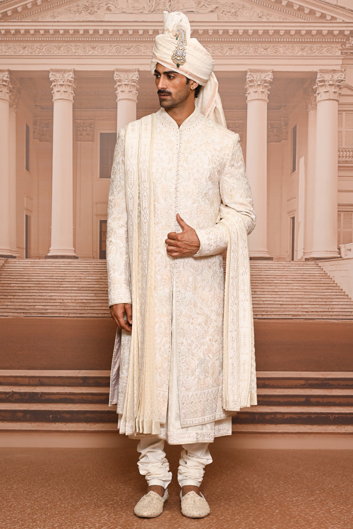 Ever Bloom Embroidered Sherwani