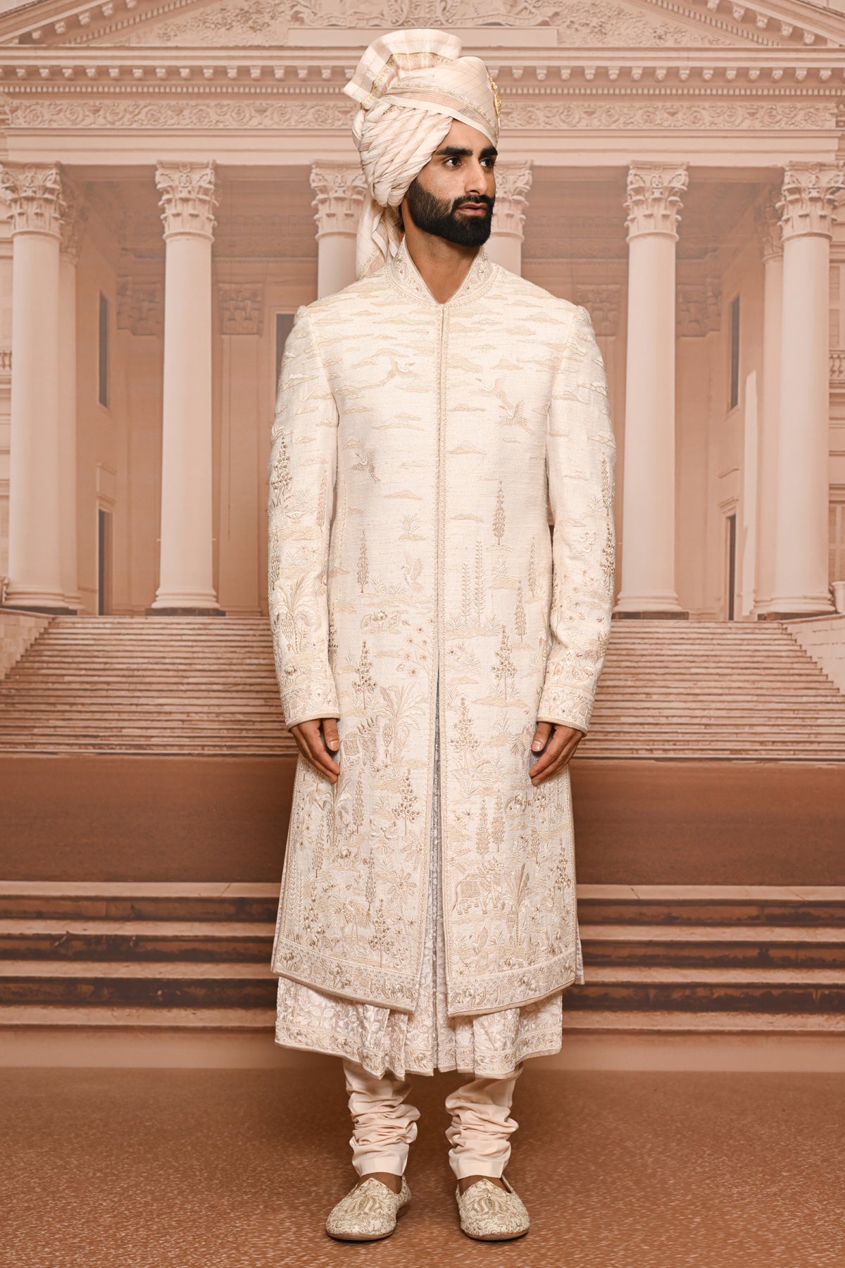 Ever Bloom Pichwai Embroidered Sherwani