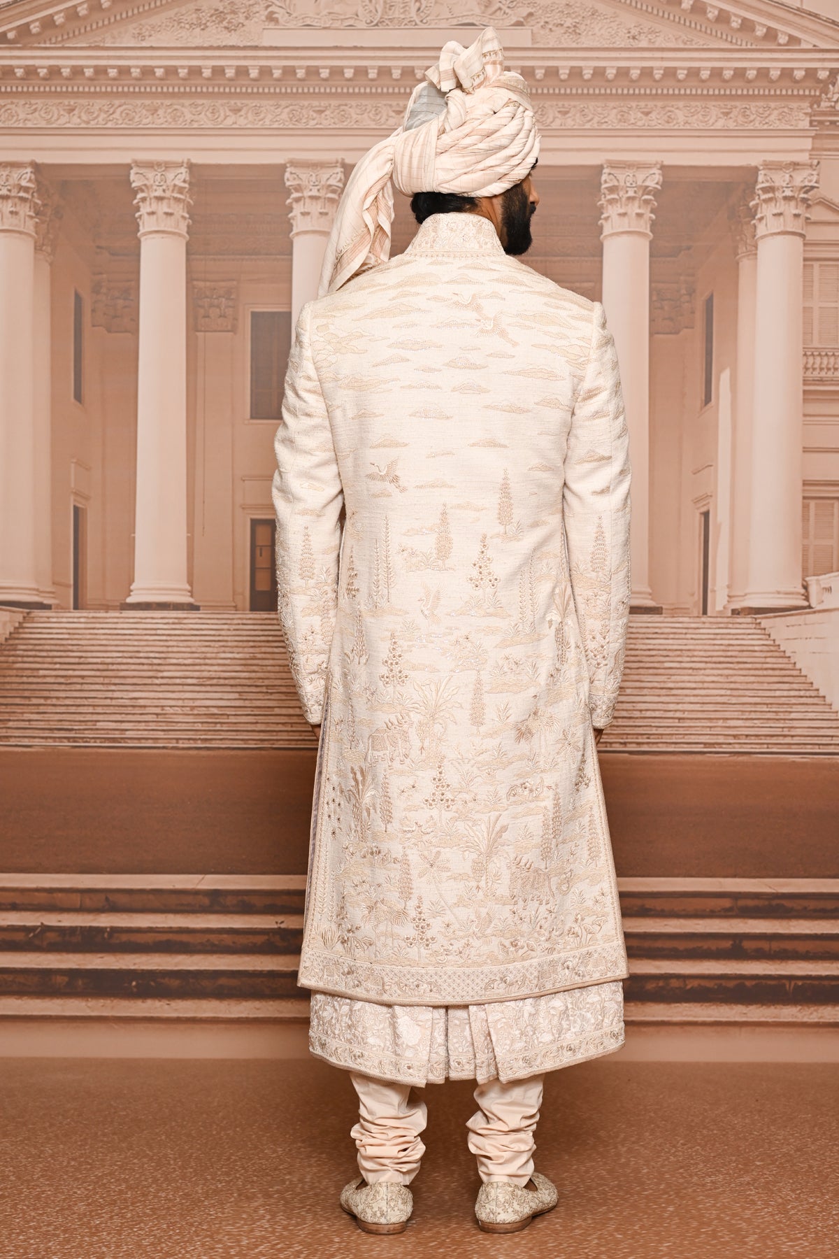 Ever Bloom Pichwai Embroidered Sherwani