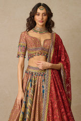 Lehenga, Blouse, Dupatta